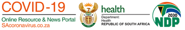South African government's Covid-19 portal